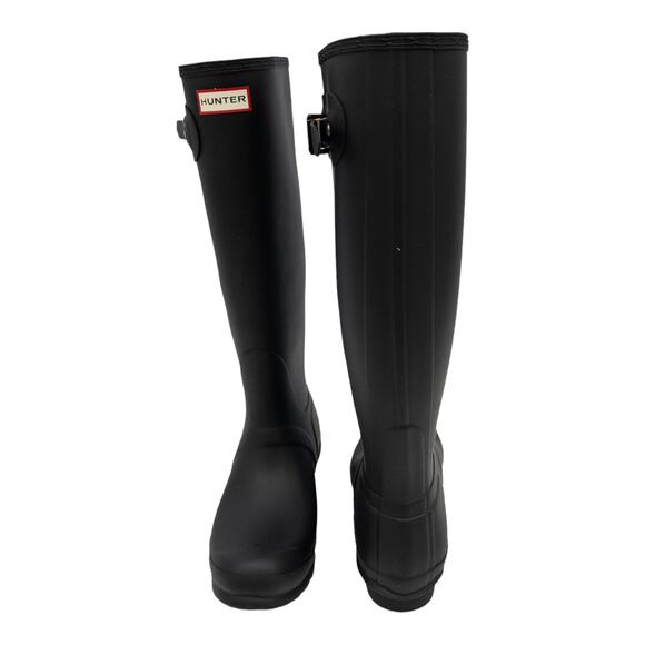 Authentic Hunter Original Tall Matte Black Rain Boots 9 Women's - Picture 6 of 12